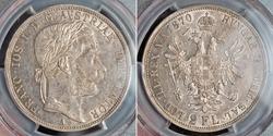 2 Florin Impero austro-ungarico (1867-1918) Argento Franz Joseph I (1830 - 1916)