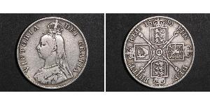 2 Florin Regno Unito di Gran Bretagna e Irlanda (1801-1922) Argento Vittoria (1819 - 1901)