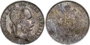 2 Florin / 2 Gulden Autriche-Hongrie (1867-1918) Argent Franz Joseph I (1830 - 1916)