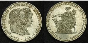 2 Florin / 2 Gulden Royaume de Hongrie (1000-1918) / Empire d