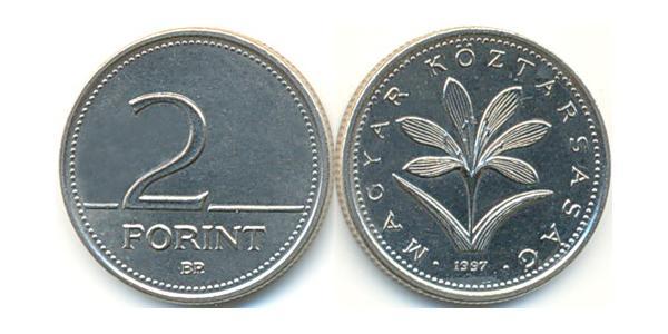 2 Forint República Popular de Hungría (1949 - 1989) Níquel/Cobre 