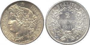 2 Franc Deuxième République (France) (1848-1852) Argent 