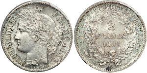 2 Franc Deuxième République (France) (1848-1852) Argent 