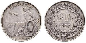 2 Franc Suisse Argent 