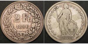2 Franc Suisse Argent 