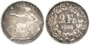 2 Franc Suisse Argent 