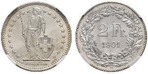 2 Franc Suisse Argent 