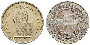2 Franc Suisse Argent 