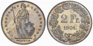 2 Franc Suisse Argent 