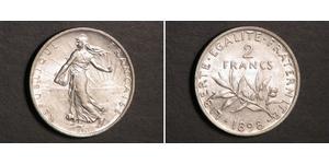 2 Franc Troisième République (1870-1940)  Argent 