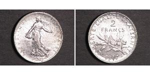 2 Franc Troisième République (1870-1940)  Argent 