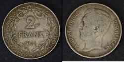 2 Franc Belgio Argento 