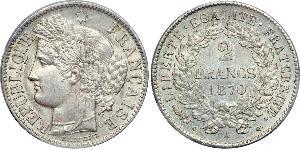 2 Franc Seconda Repubblica francese (1848-1852) Argento 