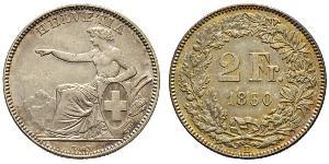 2 Franc Svizzera Argento 