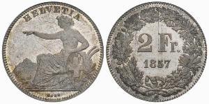 2 Franc Svizzera Argento 