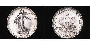 2 Franc Terza Repubblica francese (1870-1940)  Argento 