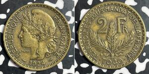 2 Franc Togo Bronze 