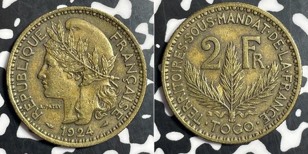 2 Franc Togo Bronze 