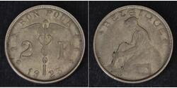 2 Franc Belgio Nichel 