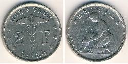 2 Franc Bélgica Níquel 
