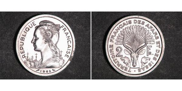 2 Franc Francia Plata 