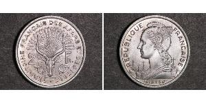 2 Franc Frankreich Silber 