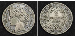 2 Franc French Second Republic (1848-1852) Silver 