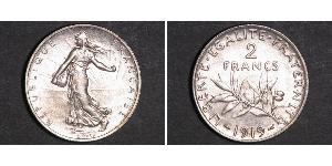 2 Franc French Third Republic (1870-1940)  Silver 