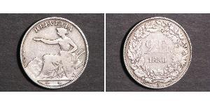 2 Franc Switzerland Silver 