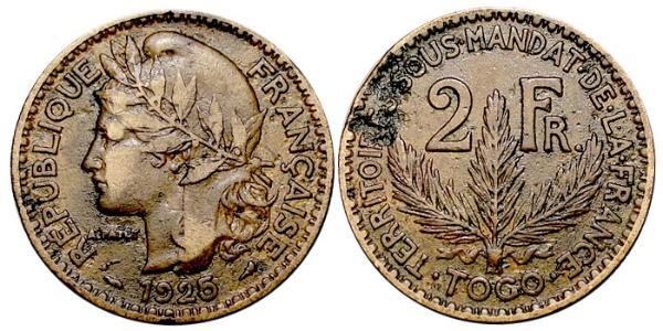 2 Franc France / French Third Republic (1870-1940)   