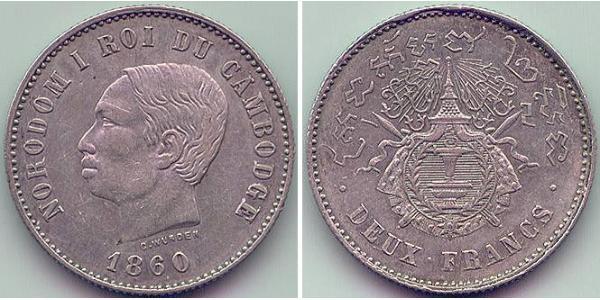 2 Franc Kambodscha  