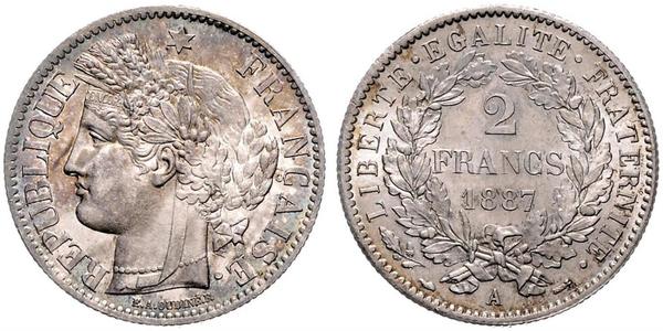 2 Franc 法蘭西第二共和國 (1848 - 1852) 銀 