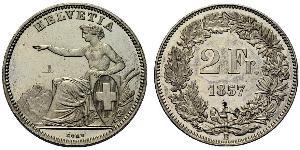 2 Franc 瑞士 銀 