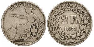 2 Franc 瑞士 銀 