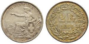 2 Franc 瑞士 銀 
