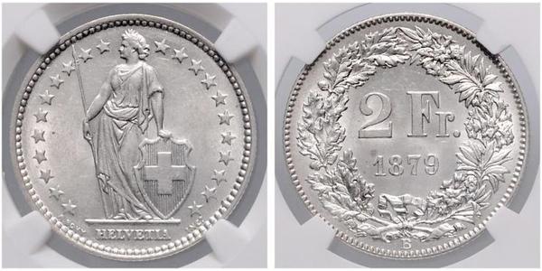 2 Franc 瑞士 銀 
