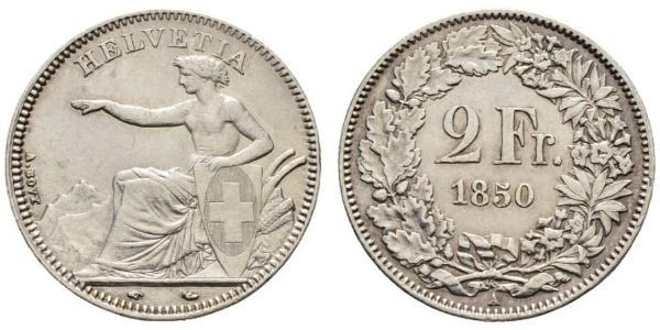 2 Franc 瑞士 銀 