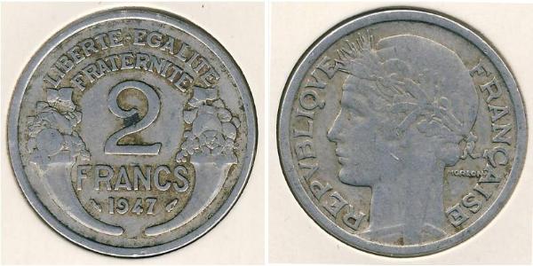 2 Franc 維希法國 (1940 - 1944) 铝 