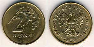 2 Grosh Third Polish Republic (1991 - ) Bronce 