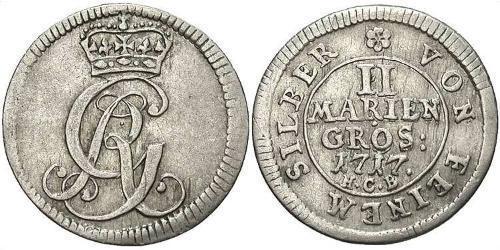 2 Grosh Alemania Plata 