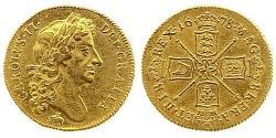 2 Guinea Kingdom of England (927-1649,1660-1707) Gold Charles II (1630-1685)