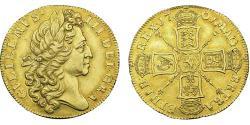 2 Guinea Königreich England (927-1649,1660-1707) Gold Wilhelm III (1650-1702)