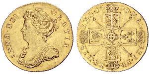 2 Guinea Königreich Großbritannien (1707-1801) Gold Anne (Großbritannien)(1665-1714)