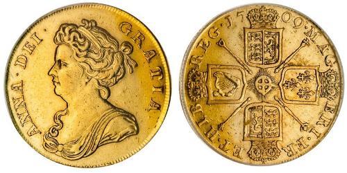 2 Guinea Königreich Großbritannien (1707-1801) Gold Anne (Großbritannien)(1665-1714)