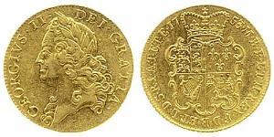 2 Guinea 大不列顛王國 (1707 - 1800) 金 乔治二世 (大不列颠) (1683 - 1760)
