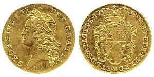 2 Guinea 大不列顛王國 (1707 - 1800) 金 乔治二世 (大不列颠) (1683 - 1760)