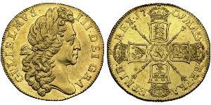 2 Guinea 英格兰王国 金 威廉三世 (奥兰治)