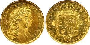 2 Guinea 英格兰王国 金 威廉三世 (奥兰治)