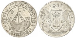 2 Gulden Gdansk (1920-1939) Argent 