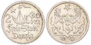 2 Gulden Gdansk (1920-1939) Argent 